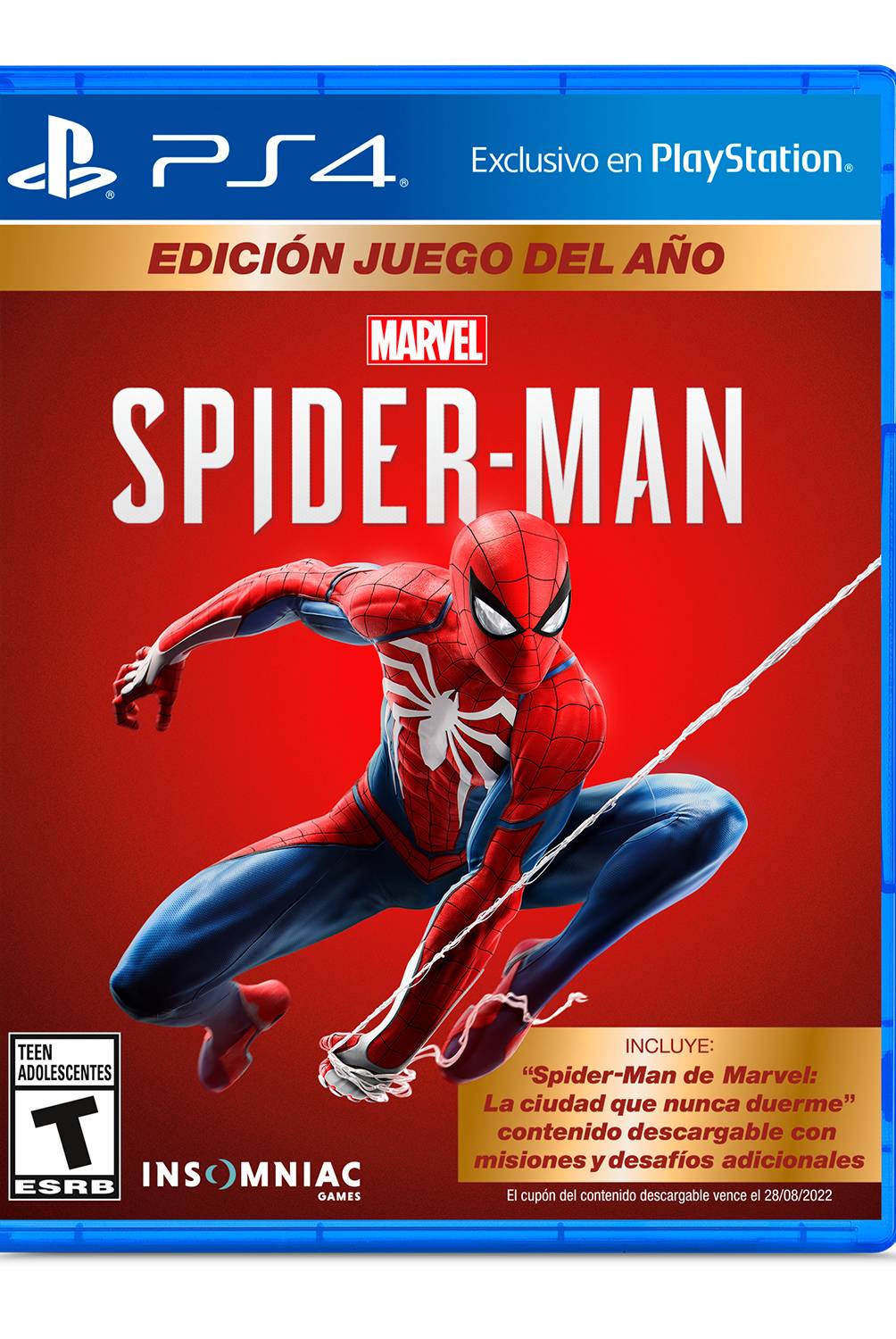PLAYSTATION Videojuego Spiderman Ps4 Playstation 4 Playstation