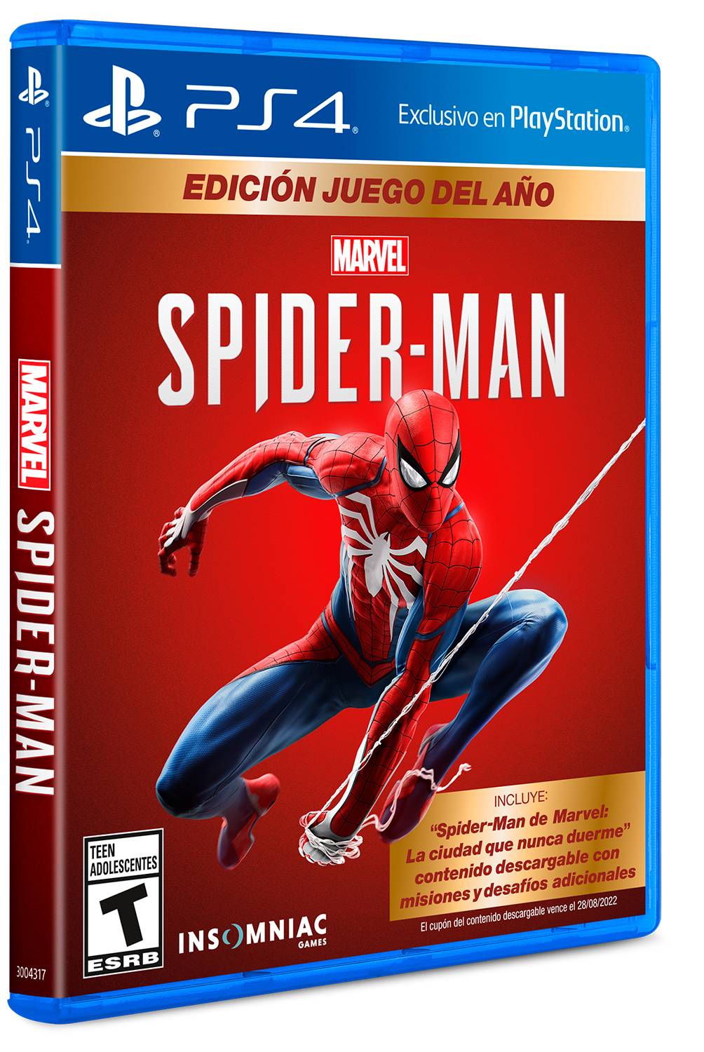 PLAYSTATION - Videojuego Spiderman Ps4 Playstation 4 Playstation