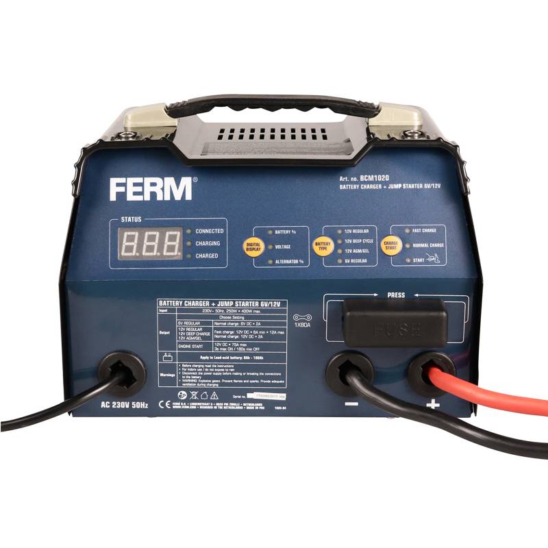 FERM - Cargador De Batería