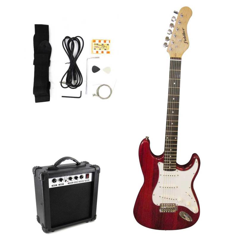 Fiddler - Guitarra Eléctrica  Amplificador 10W y Accesorios