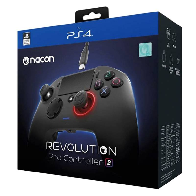 SONY - Control Nacon Revolution Pro Negro Version 2 (PS4)