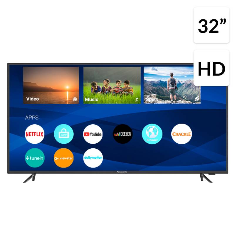 PANASONIC - LED 32" TC-32FS500P HD Smart TV