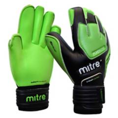 Mitre - Guante Arquero Mersey Ngr/Vrd T.10
