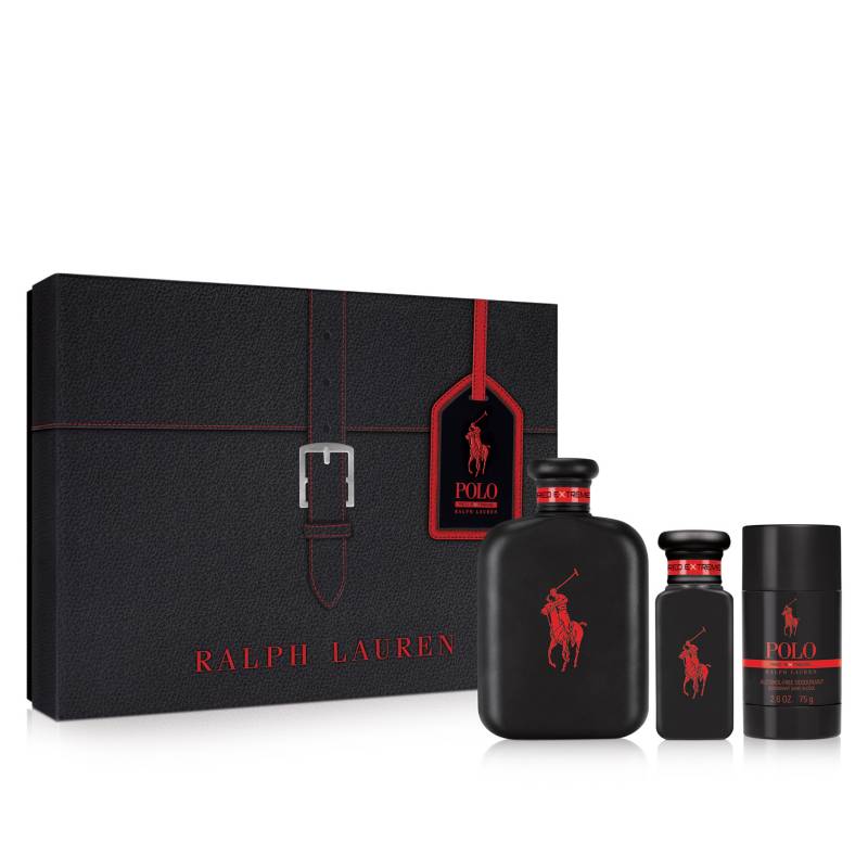 Ralph Lauren - Cofre Polo Red Extreme 125 ML + Polo Red Extreme 30 ML + Desodorante