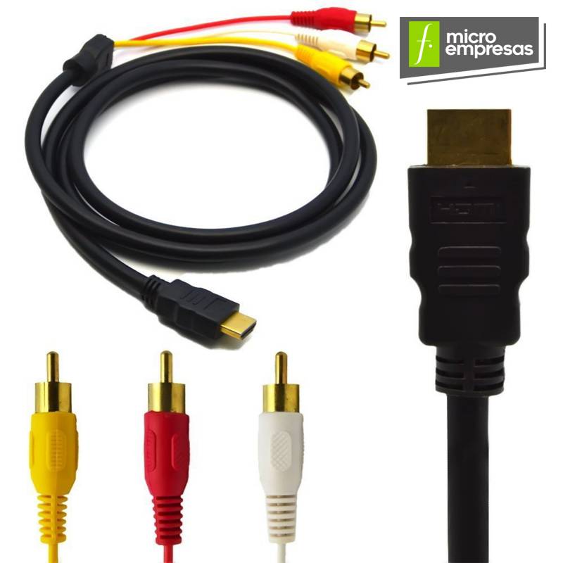 HD - Conversor Cable Adaptador Hdmi A Vga + Audio