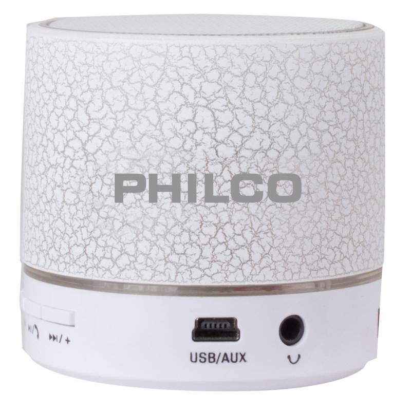 PHILCO - PARLANTE BT USB PHILCO LED BLANCO 325WH