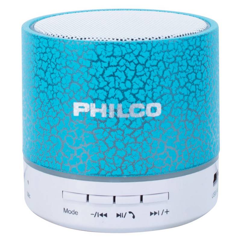 PHILCO - PARLANTE BT USB PHILCO LED AZUL 325BL