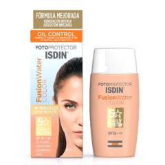 ISDIN - Protector Solar Facial Fusion Water Color Medium FPS 50+ 50 ml Isdin