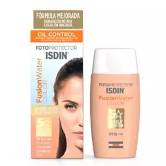 ISDIN - Protector Solar Facial Fusion Water Color Medium FPS 50+ 50 ml Isdin