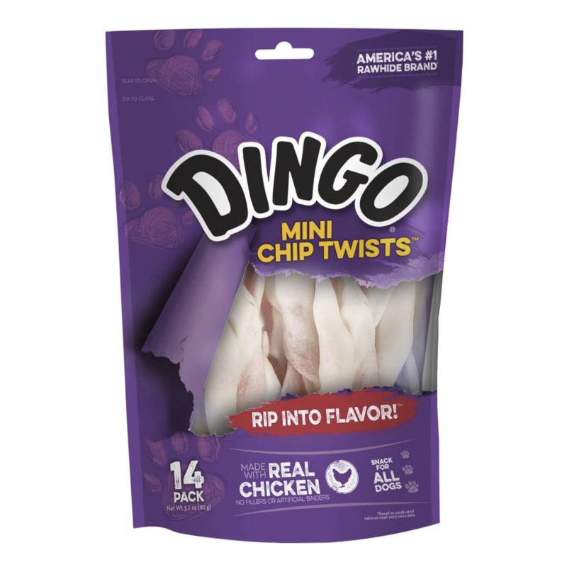 DINGO - Dingo Mini Chip Twists, 14Pk