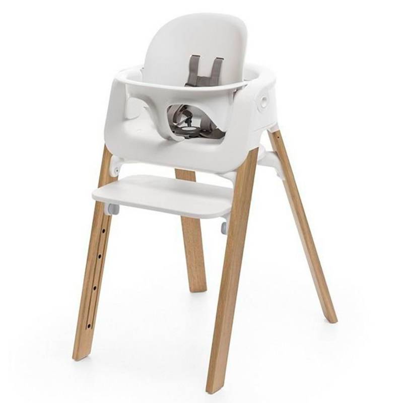 Stokke - Pack Silla Steps Blanco/Roble Natural