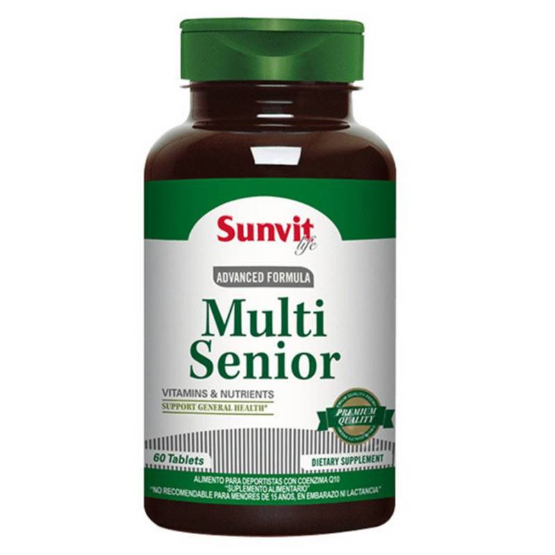 SUNVIT LIFE - Multi Senior - 60 Tabs.