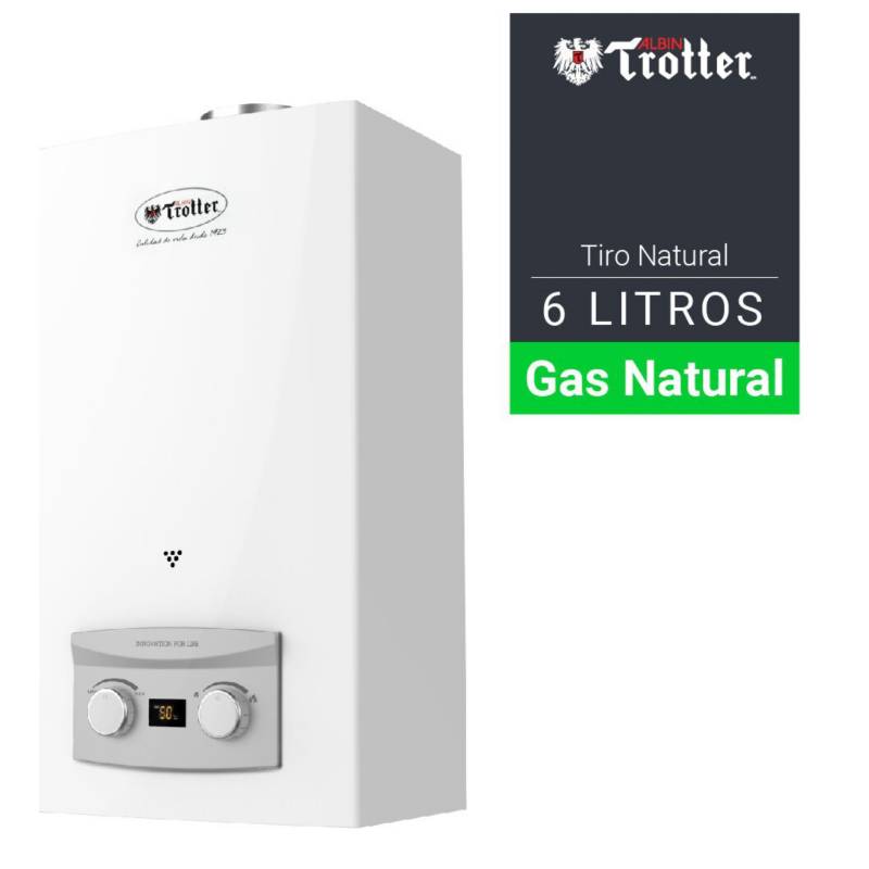 ALBIN TROTTER - CALEFONT GAS NATURAL 6 LITROS TIRO NATURAL