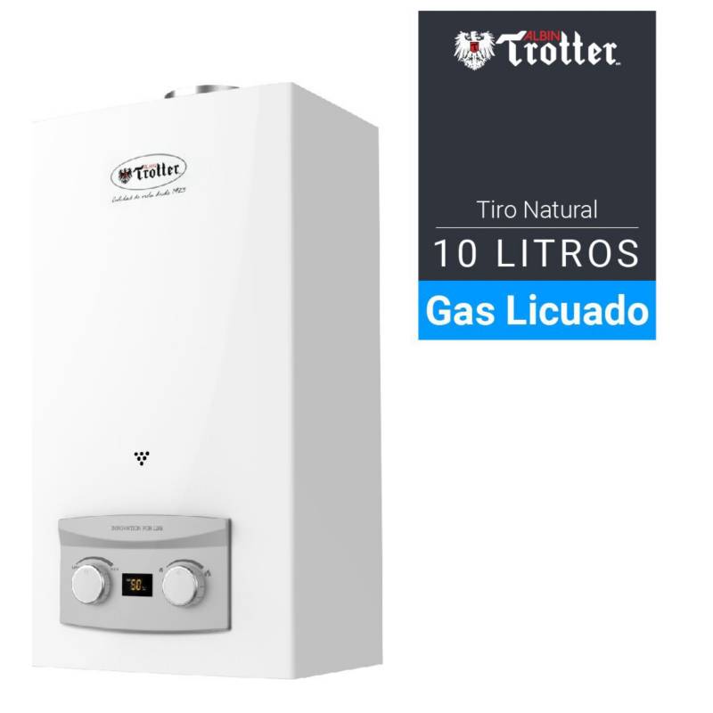 ALBIN TROTTER - CALEFONT GAS LICUADO 10 LITROS TIRO NATURAL