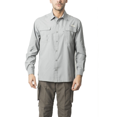 ANDESLAND OUTDOOR APPAREL Camisa Outdoor UPF50 Manga Corta Negra Hombre