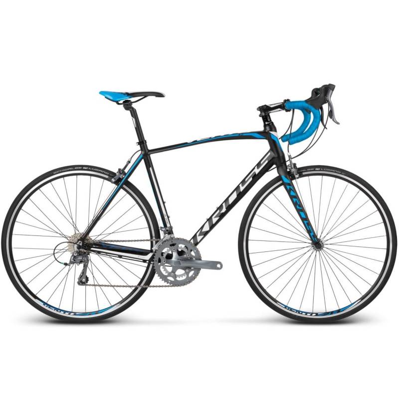 KROSS - Bicicleta Kross Vento 2.0 Md Blk/Blue/Wht Matte