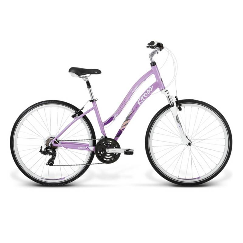 KROSS - Bicicleta Kross Tresse Lg Purpura/Blanco