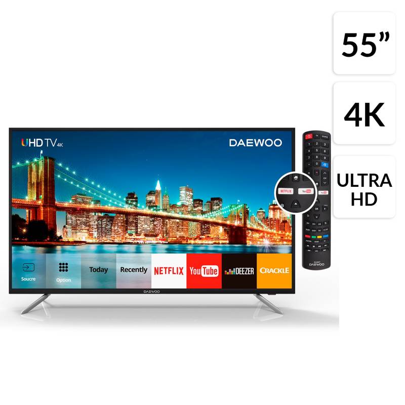 DAEWOO - LED&nbsp;55" U55V880BTS 4K Ultra HD SMART TV