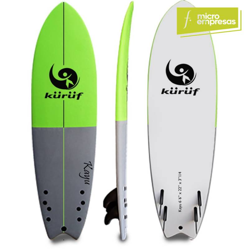 KURUF - Softboard Surf Kayu 6´6"