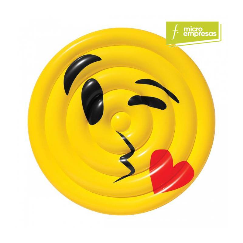 SPORTSSTUFF - Flotador Inflable Emoji 160 Cm