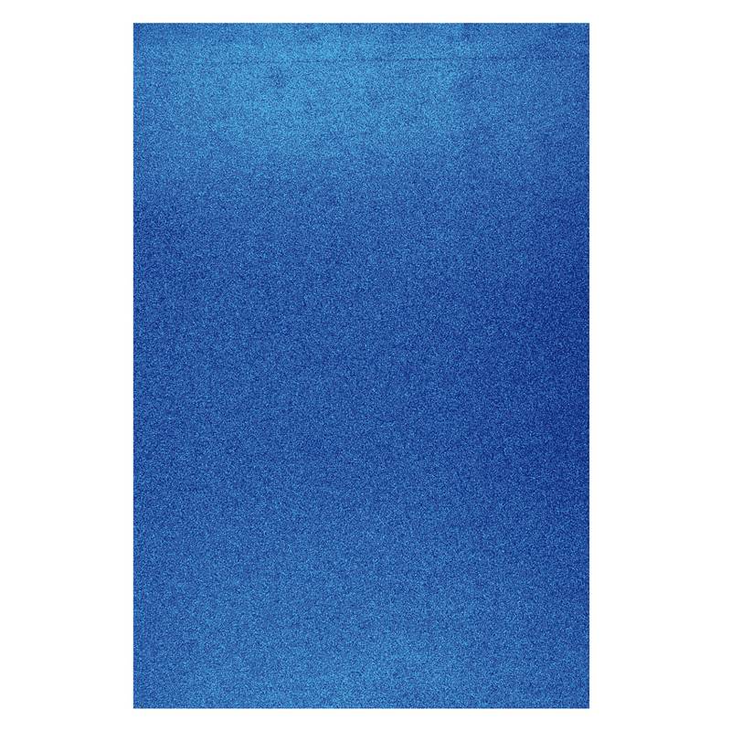 ADIX - Goma Eva 40X60 Cm 10U Glitter Azul-012