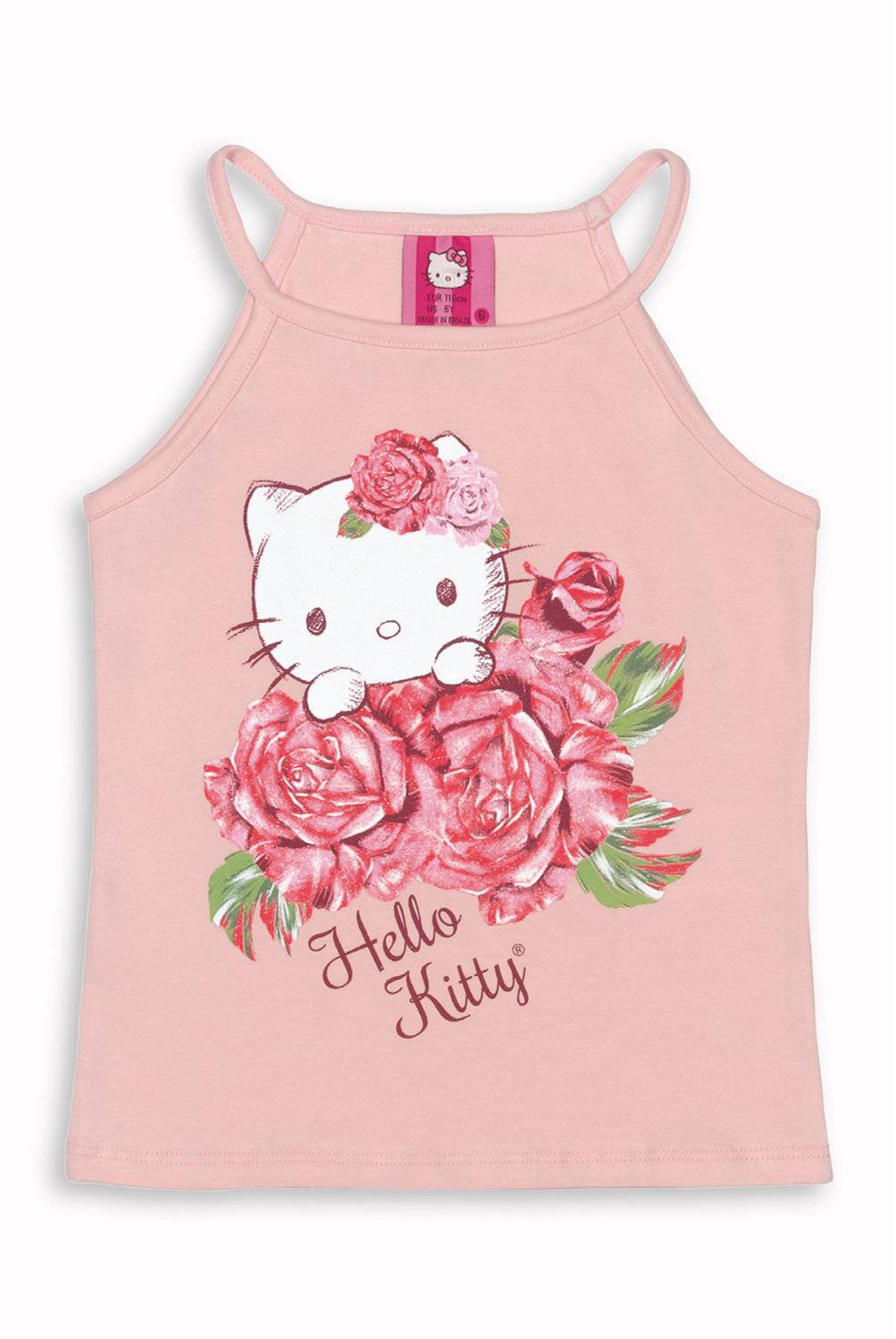 HELLO KITTY - Polera Sin Mangas Rosada Hello Kitty