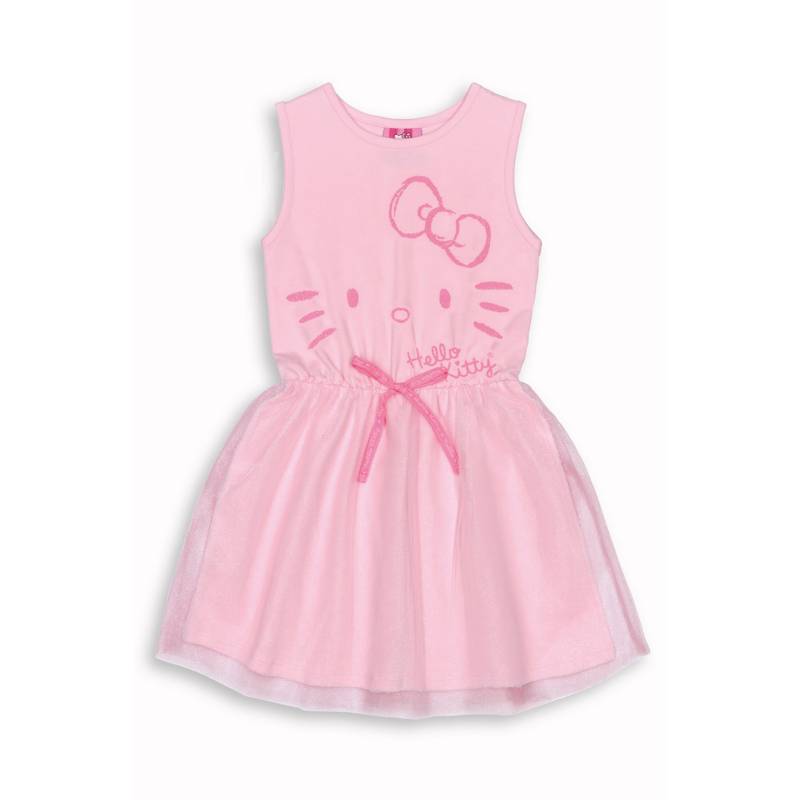 HELLO KITTY Vestido Rosado Hello Kitty 