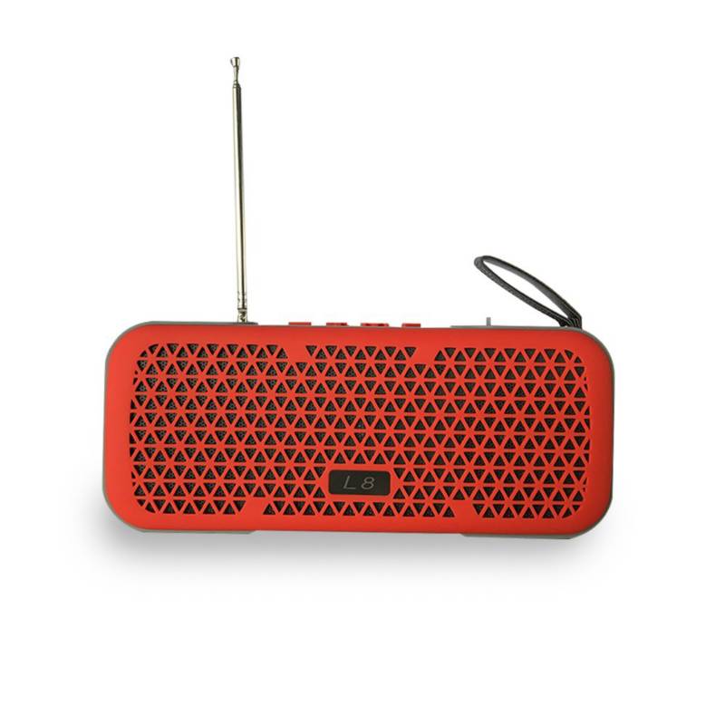 LHOTSE - Parlante Lhotse L8 Rojo Bluetooth Radio Portátil
