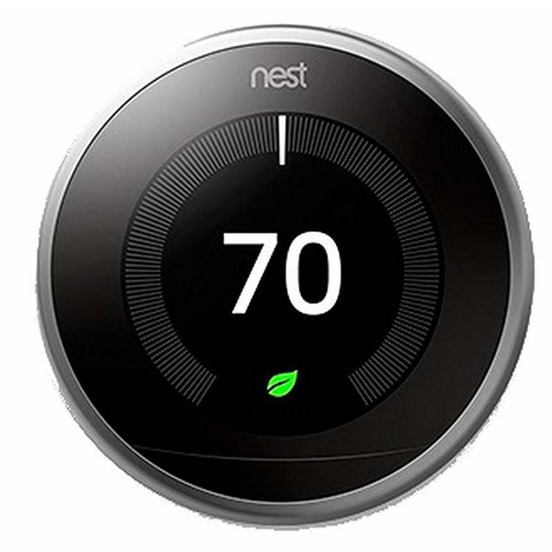 NEST - Nest Learning Thermostat (3rd Generation) Silver