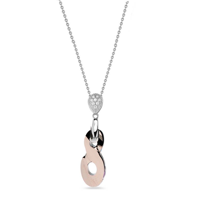 Spark - Collar Infinity Necklace Rose Gold