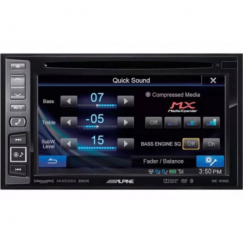 Alpine - Alpine Radio Ine-W960S Lcd Touch Bt Gps Dvd Aux Usv 50X4