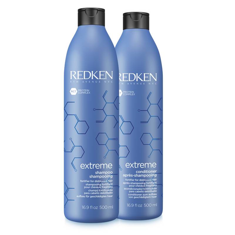 REDKEN - Set Reparación Extreme Shampoo 500 ml + Acondicionador 500 ml