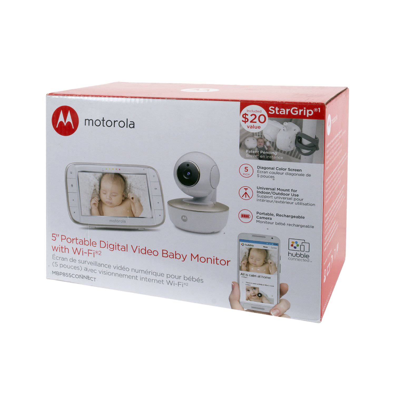 Motorola Motorola Baby Monitor Lcd 5pulg Wifi Mbp855 Falabella Com