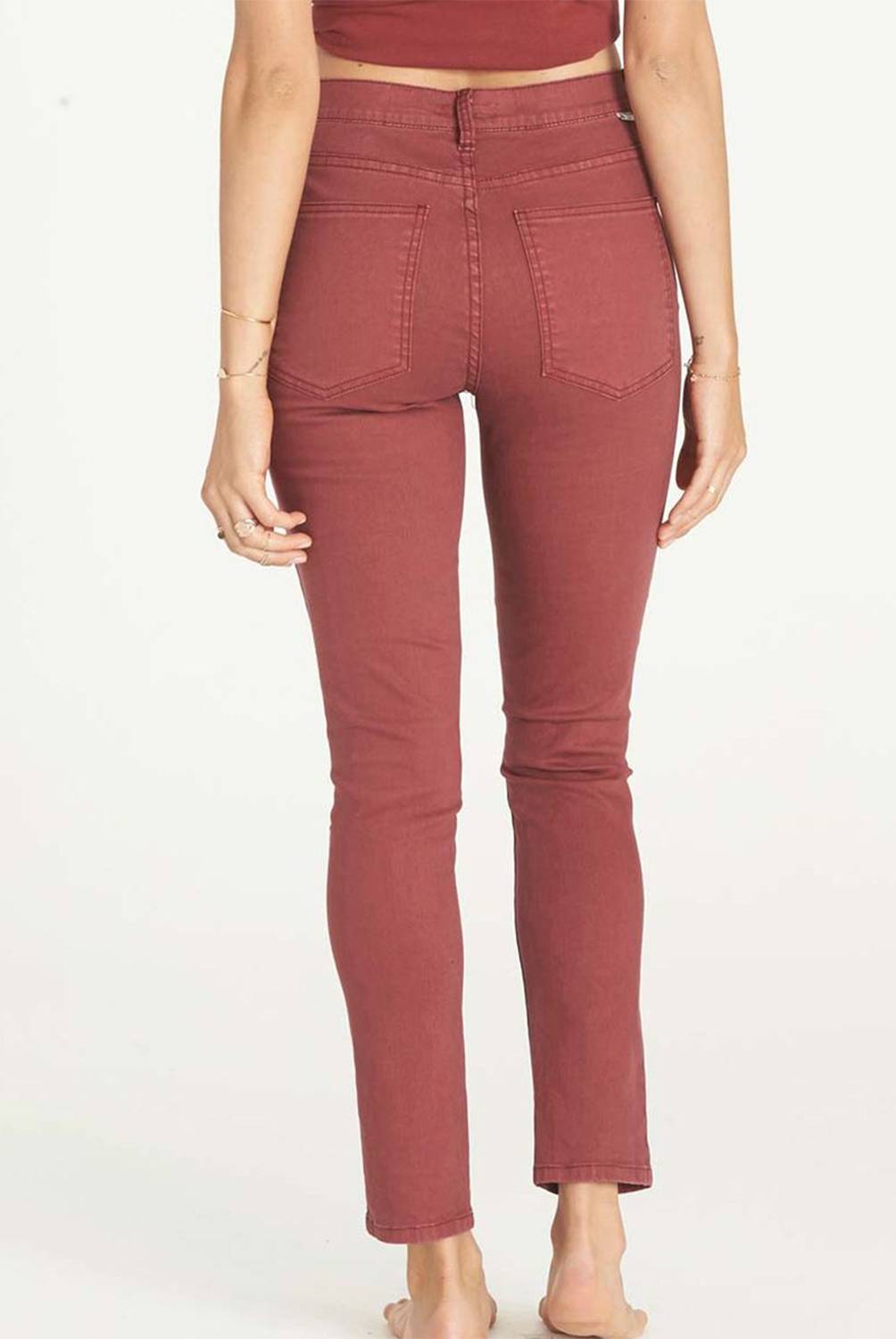 BILLABONG - Jeans Skinny Tiro Alto Mujer