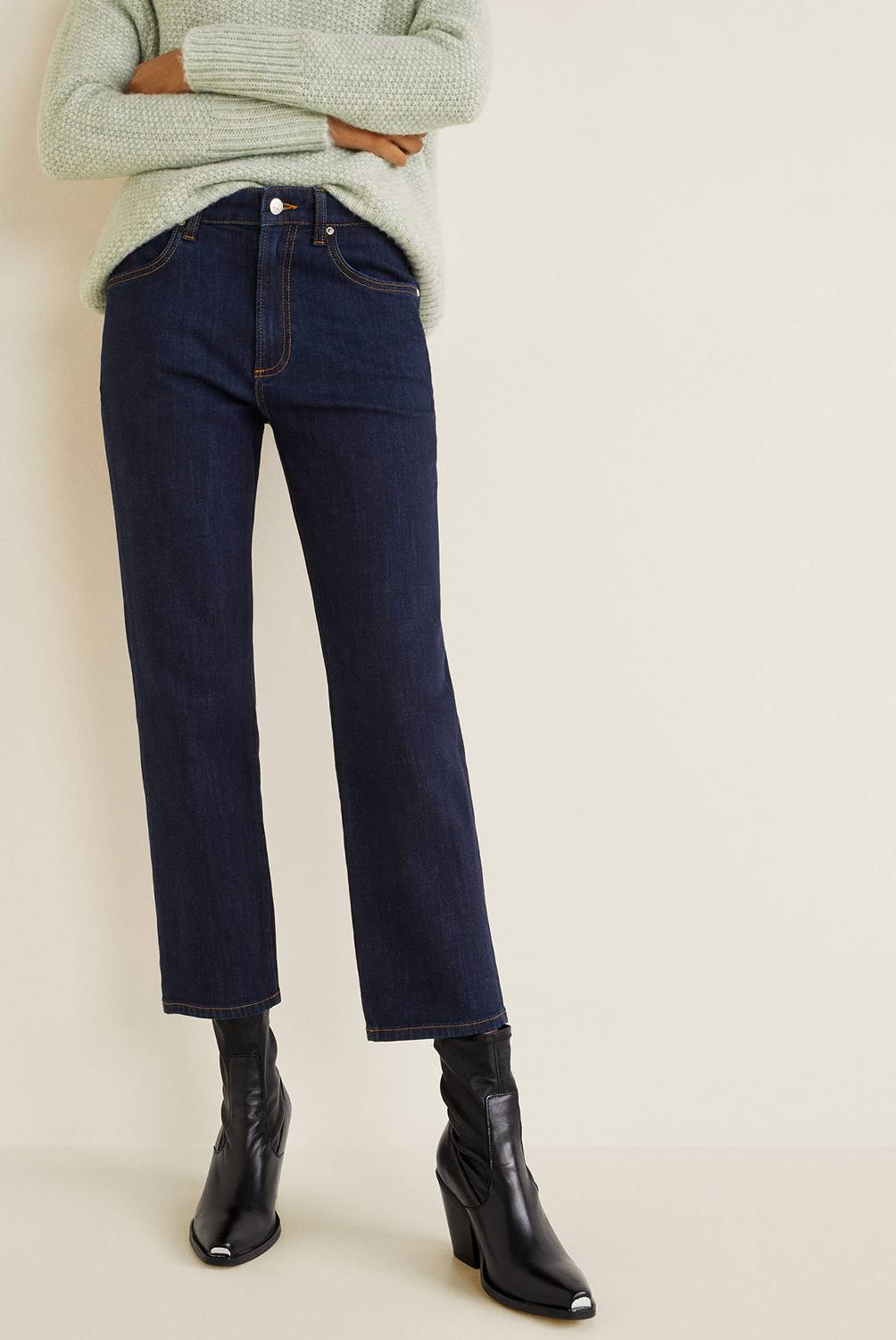 MANGO - Jeans de Algodón Skinny Fit Mujer