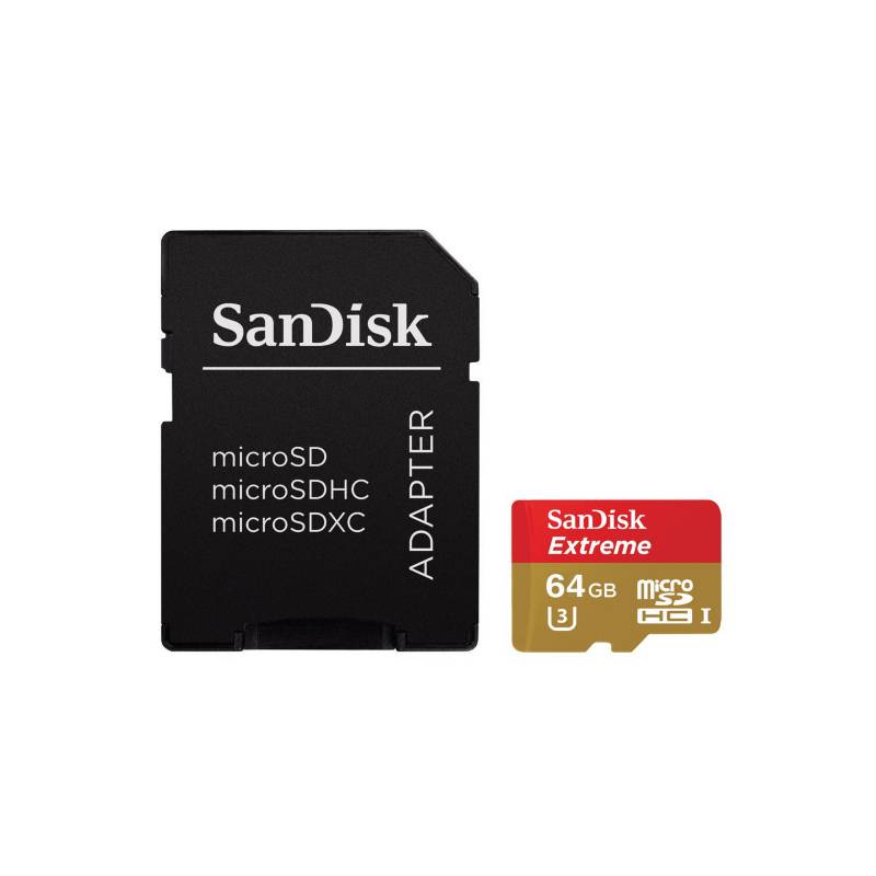 SANDISK - Sandisk Micro Sd Sandisk Con/Adp. Clas 10 64Gb Extreme
