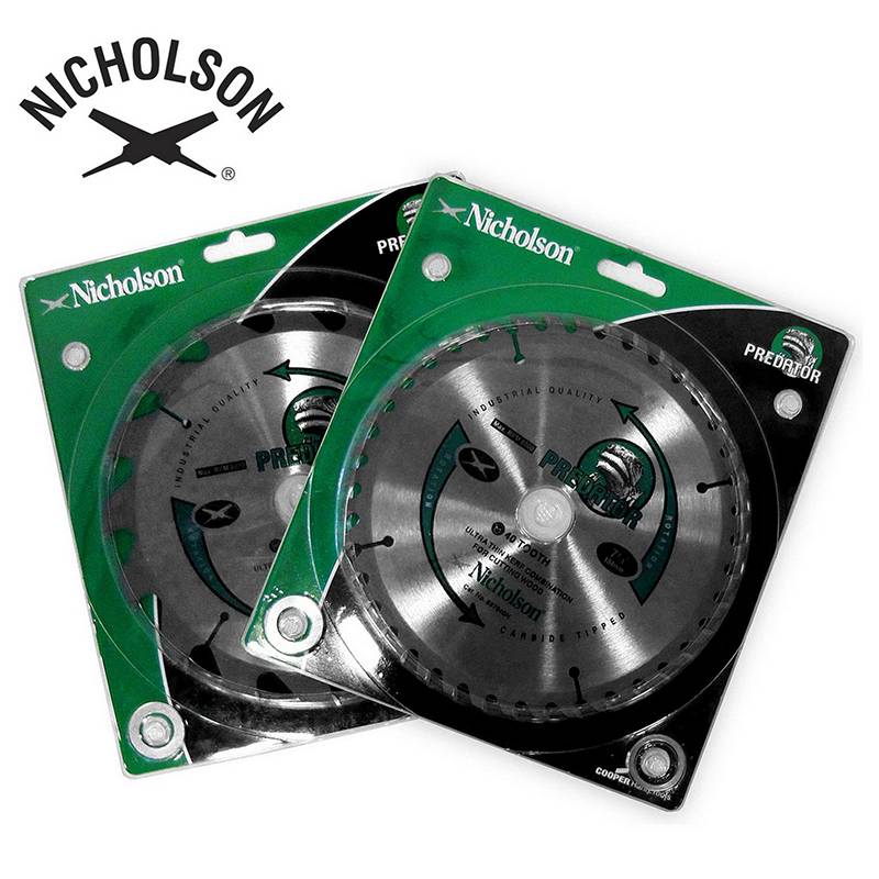 NICHOLSON - Generico Pack Discos Sierra 24 y 40 Dientes 7 1/4"