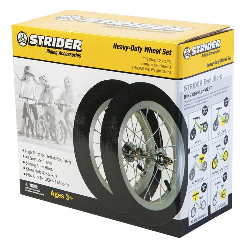 STRIDER - Neumáticos y Llantas de Aluminio Aro 12