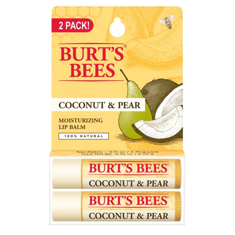 BURTS BEES - Set 2 Bálsamos Labiales Burt's Bees Coconut & Pear BURTS BEES