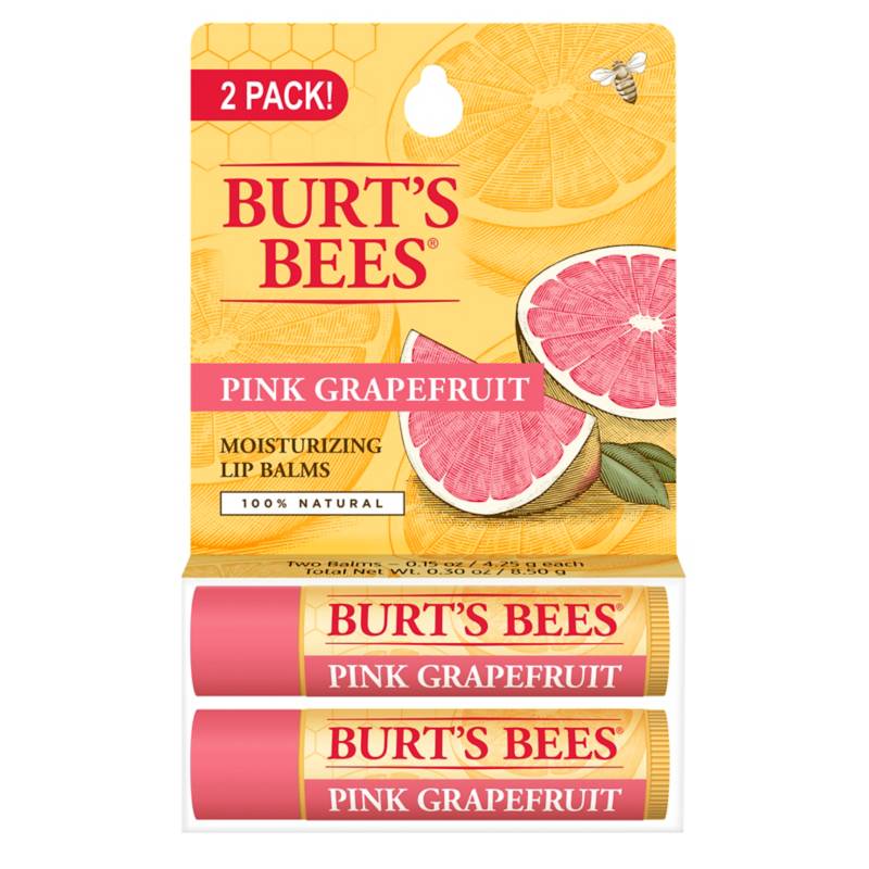BURTS BEES - Set 2 Bálsamos Labiales Burt's Bees Pink Grapefruit BURTS BEES