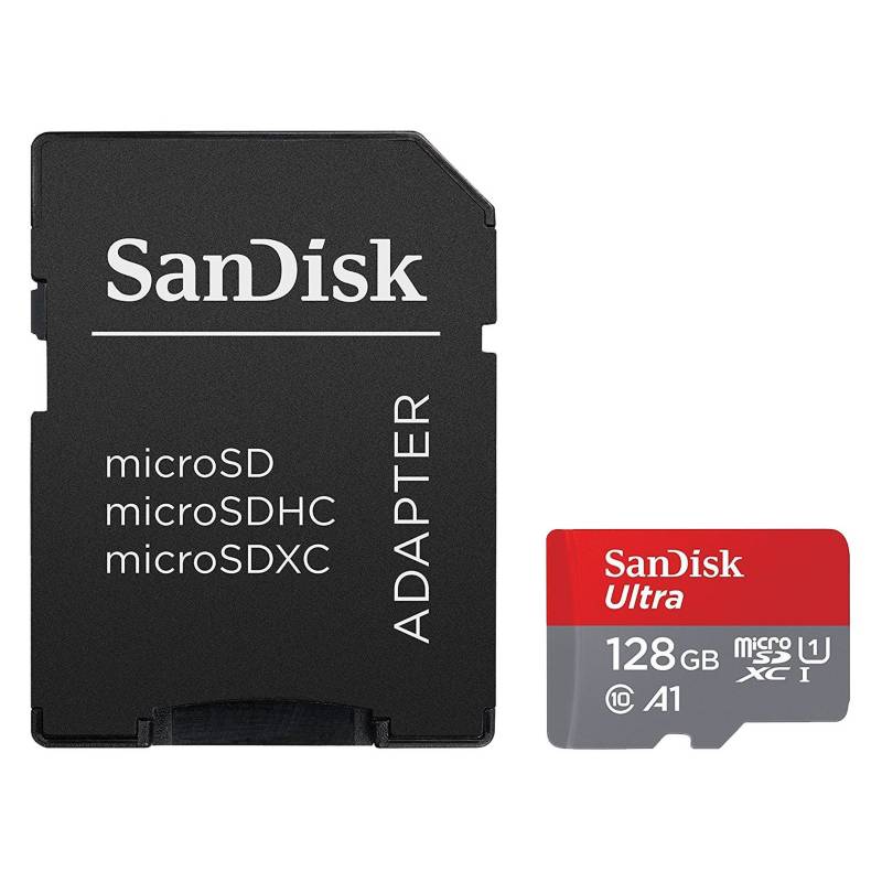 SANDISK - Sandisk Micro Sd Sandisk Con Adp. Clase 10 128 Gb
