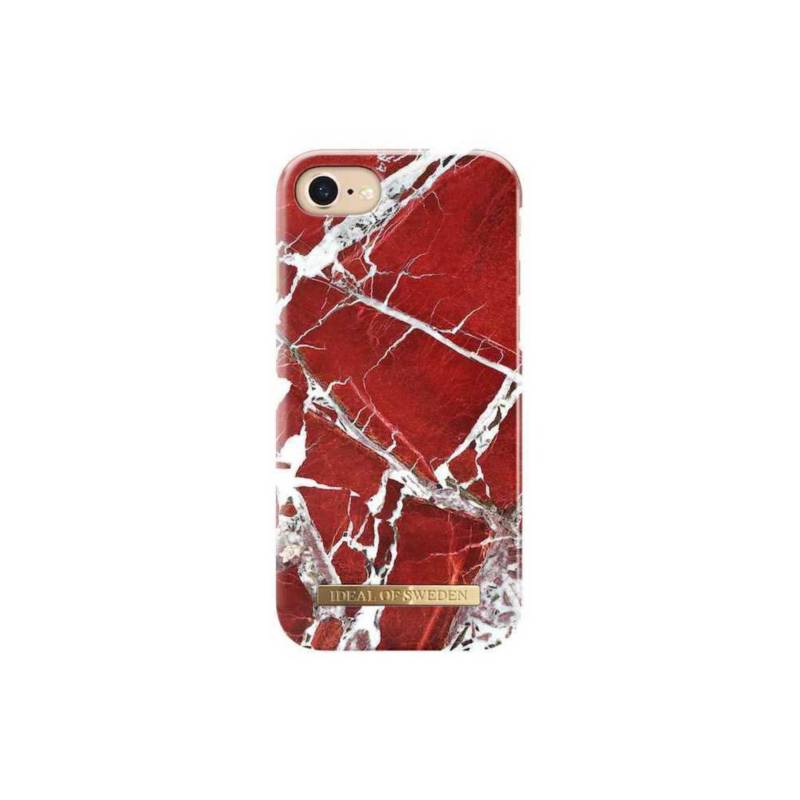 IDEAL OF SWEDEN - Case Scarlet Red Marble iPhone 8/7/6/6s