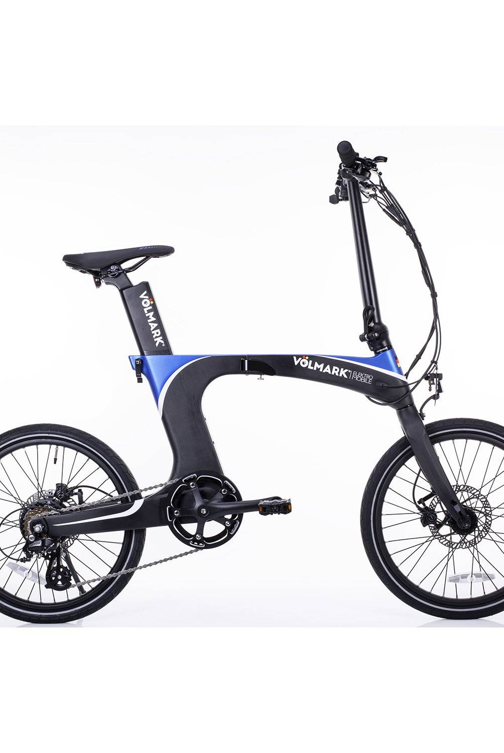 VOLMARK - Bicicleta Eléctrica Plegable Galaxy Azul