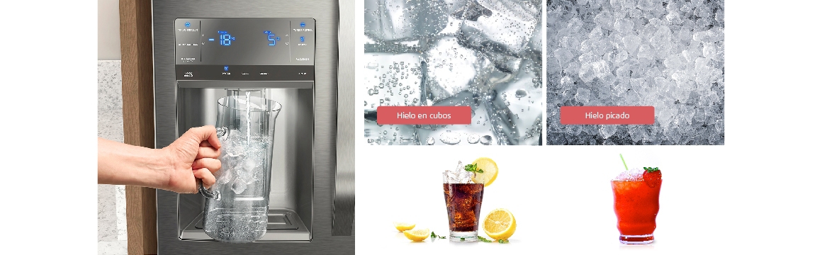 Obtén agua filtrada desde tu refrigerador Advantage Plus 7790 con toda la comodidad que Fensa te entrega
