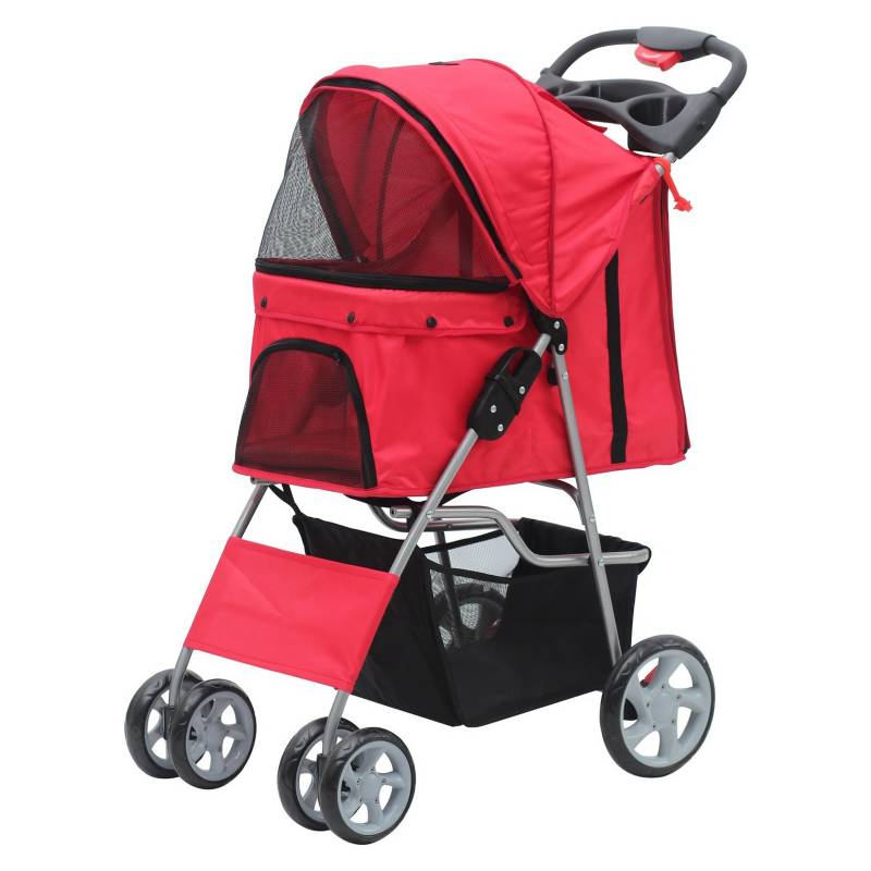 PAWISE - Pawise Coche Para Perro Rojo 68 x 46 x 100 cm