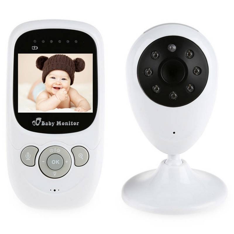 S/M - Monitor inalámbrico para bebés SP880 Pantalla LCD