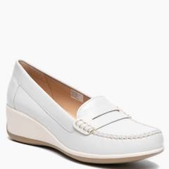 GEOX - Geox Zapato Casual Mujer Cuero Blanco