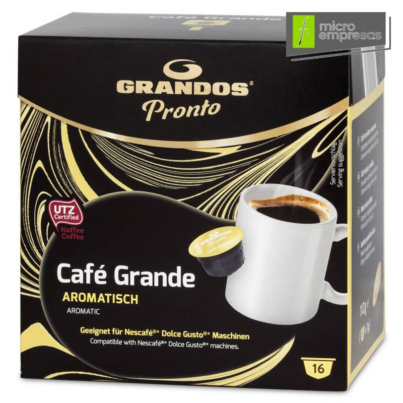 MOVENPICK - Grandos Pack De 5 Café Grande Para Dolce Gusto