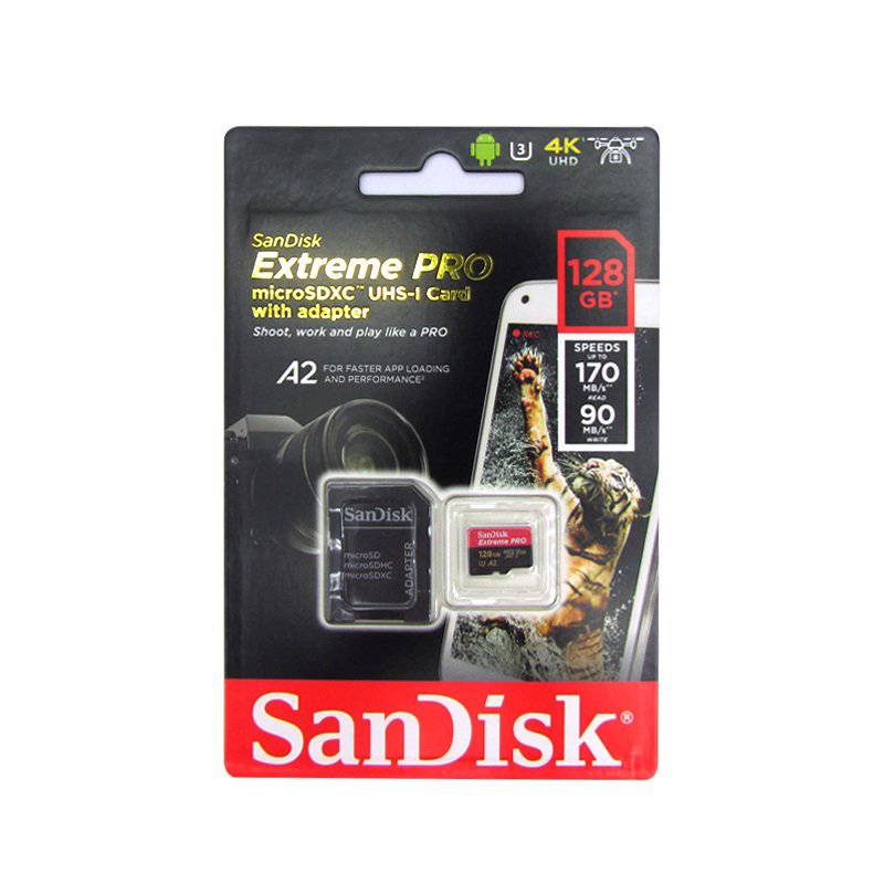 SANDISK - Tarjeta MicroSd Sandisk Extreme Pro 128Gb