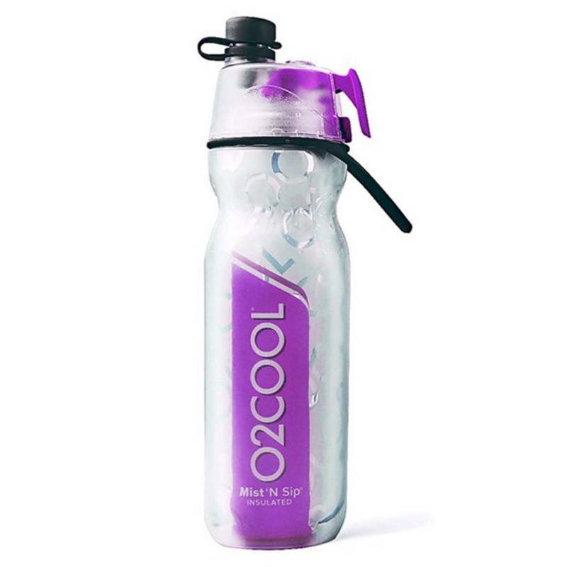 Sunsky Botella De Agua Con Rociador 590ml Purpura Falabella Com